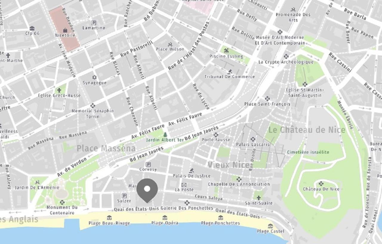 Aparthotel Riviera - Balcon Des Etats Unis - Old Town Promenade Des Anglais Ницца Экстерьер фото